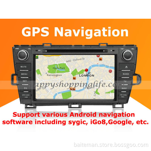 Android Car DVD Player GPS Navigation Wifi 3G for Toyota Prius 2009-2013 Bluetooth Touch Screen